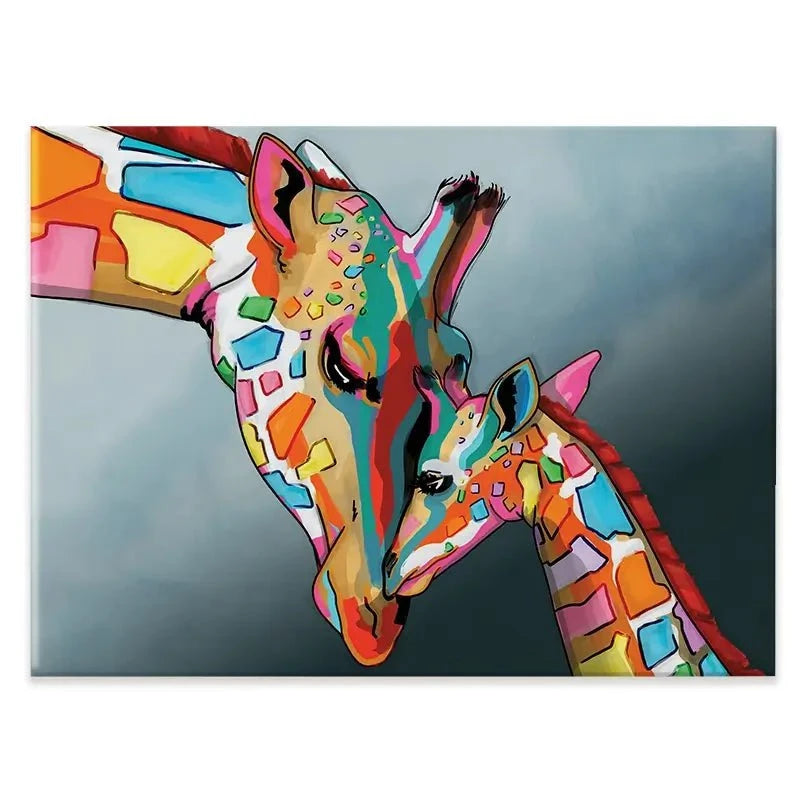 Giraffe and Calf Canvas Print Giraffe and Calf Canvas Print wall art product Independent