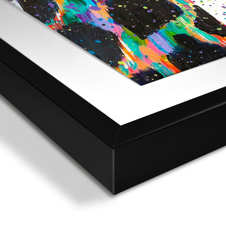 Giraffe Nora Framed Art Print wall art product Emma LC Art