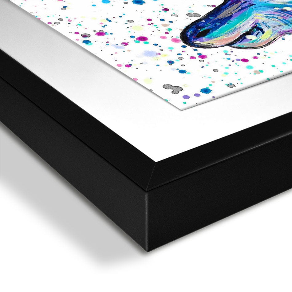 Giraffes Milly And Max Framed Art Print wall art product Emma LC Art