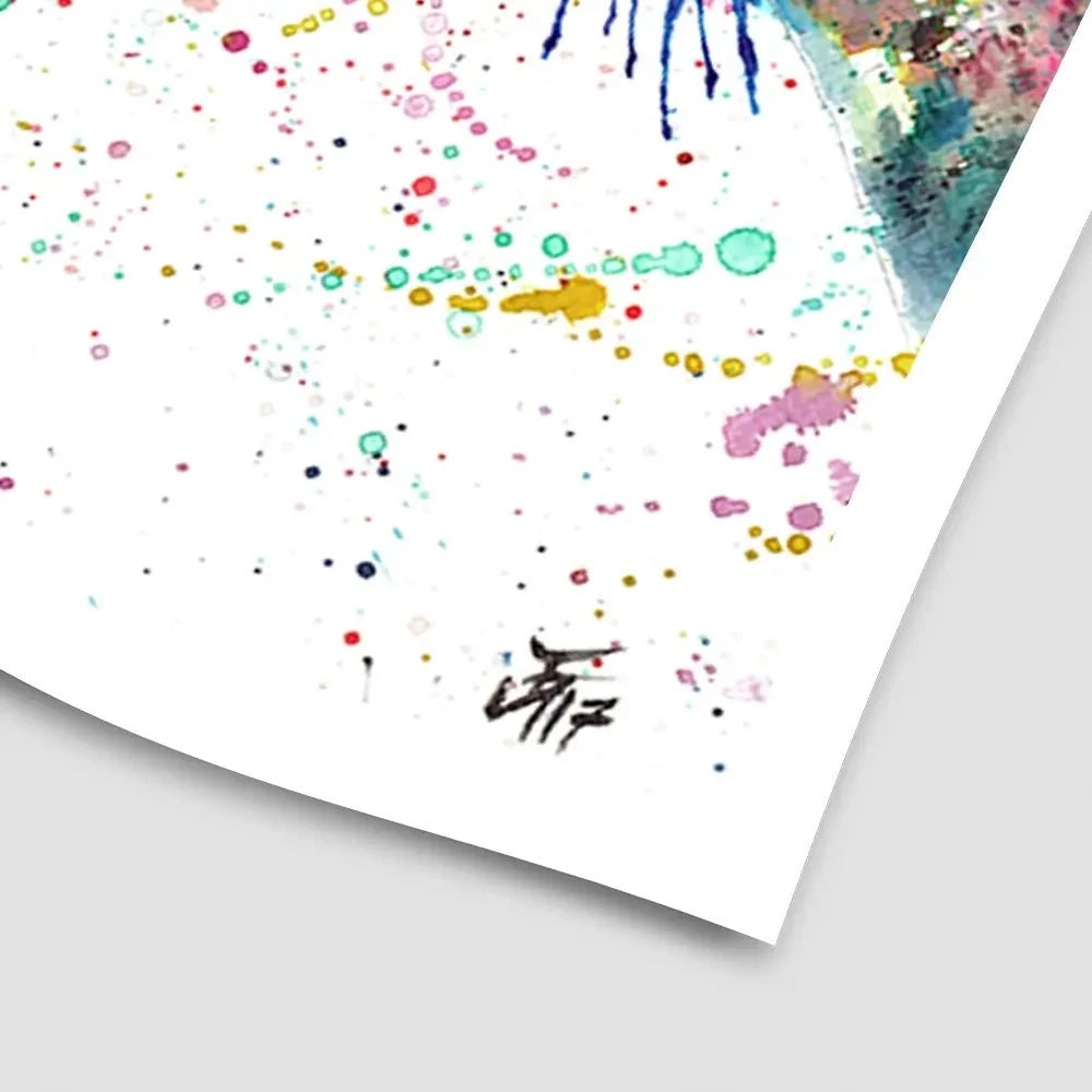 Giraffes Together Art Print Giraffes Together Art Print wall art product Jamie Taylor