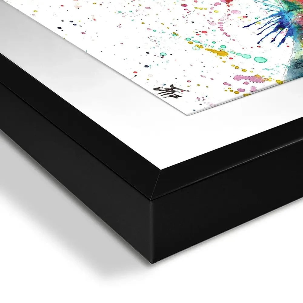 Giraffes Together Framed Art Print Giraffes Together Framed Art Print wall art product Jamie Taylor