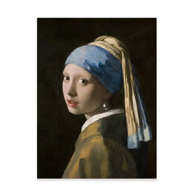 Girl With A Pearl Earring Canvas Print Girl With A Pearl Earring Canvas Print wall art product Johannes Vermeer