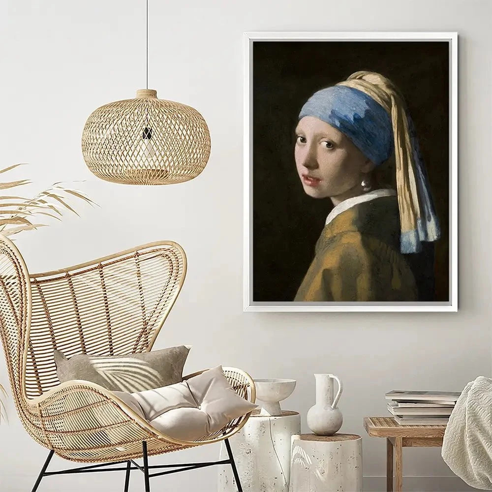 Girl With A Pearl Earring Canvas Print Girl With A Pearl Earring Canvas Print wall art product Johannes Vermeer