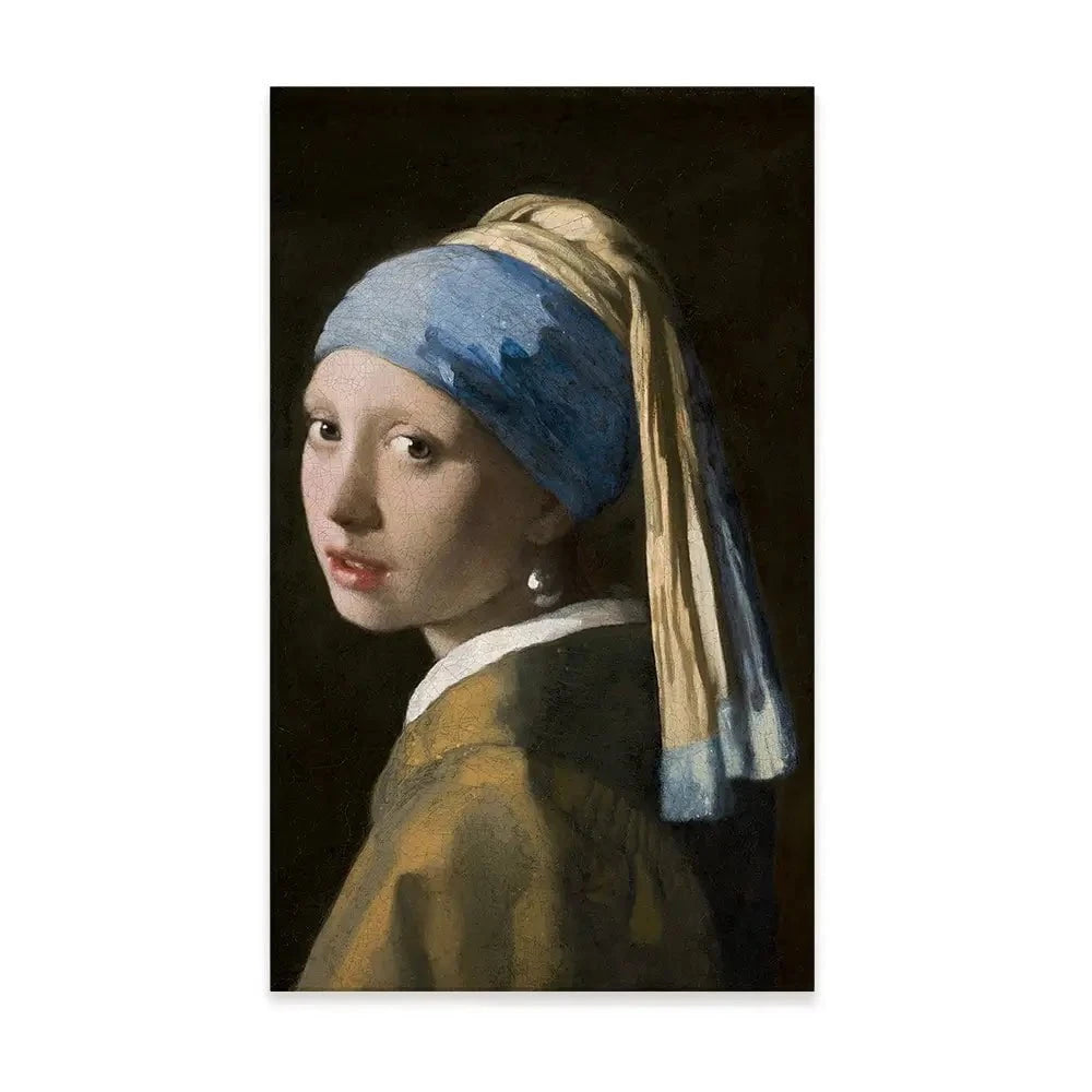 Girl With A Pearl Earring Canvas Print Girl With A Pearl Earring Canvas Print wall art product Johannes Vermeer