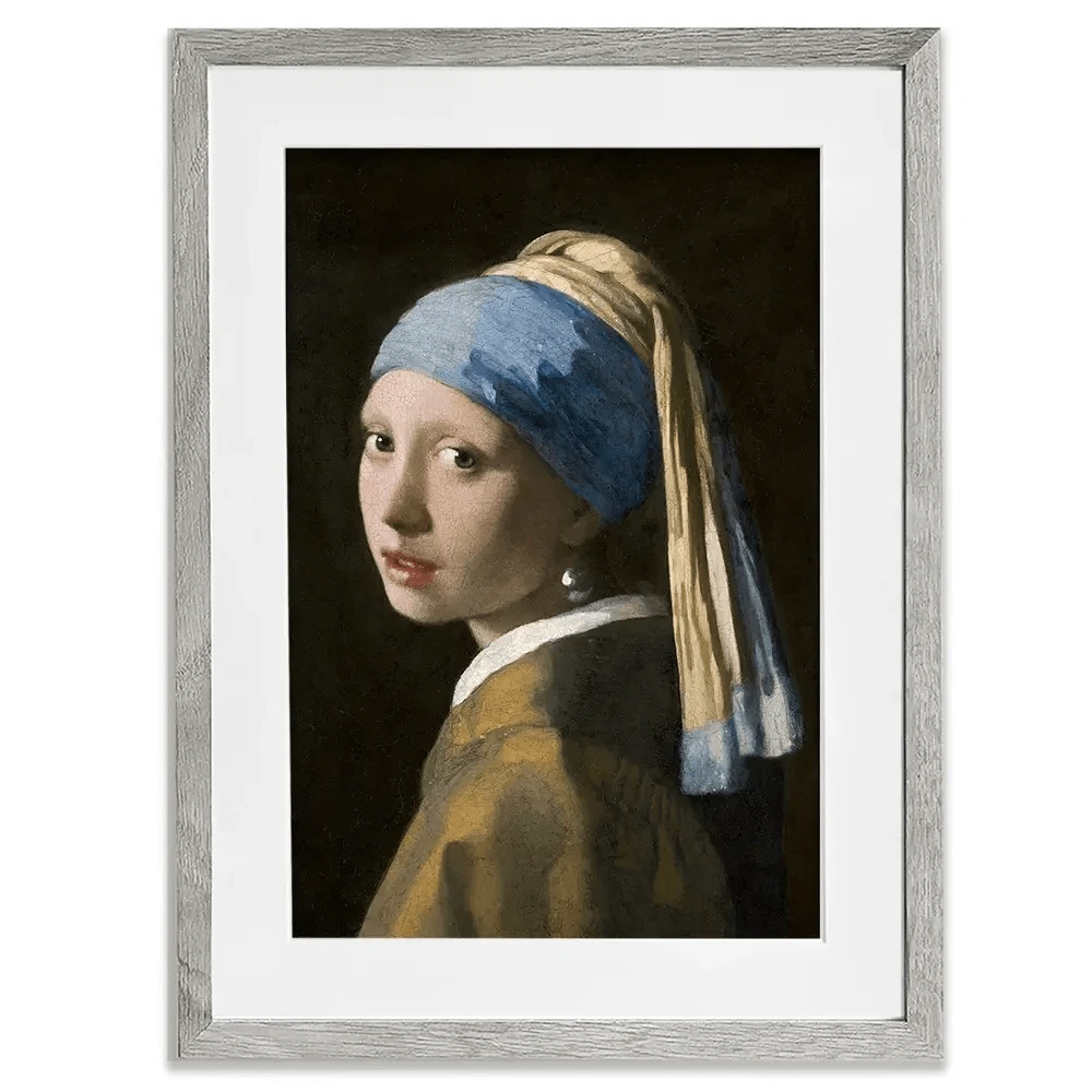 Girl With A Pearl Earring Framed Art Print Girl With A Pearl Earring Framed Art Print wall art product Johannes Vermeer