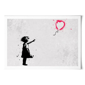 Girl With Balloon Art Print Girl With Balloon Art Print wall art product Banksy