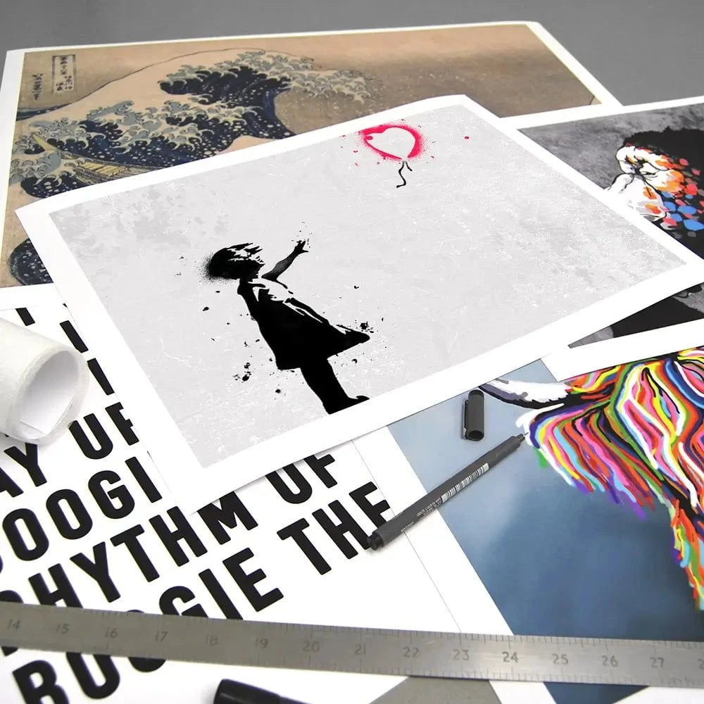 Girl With Balloon Art Print Girl With Balloon Art Print wall art product Banksy