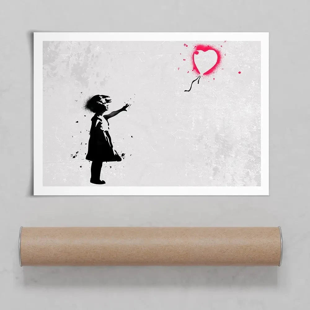Girl With Balloon Art Print Girl With Balloon Art Print wall art product Banksy