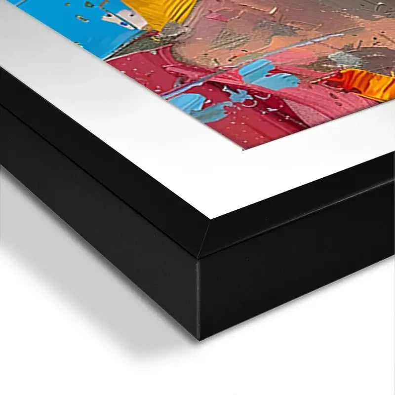 Girl With Colourful Hair Framed Art Print Girl With Colourful Hair Framed Art Print wall art product Elena Avanesova