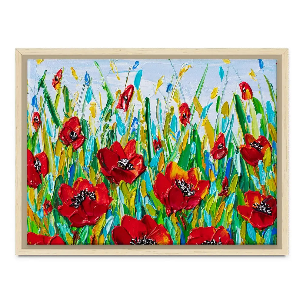 Glorious Poppies Canvas Print Glorious Poppies Canvas Print wall art product Olga Tkachyk