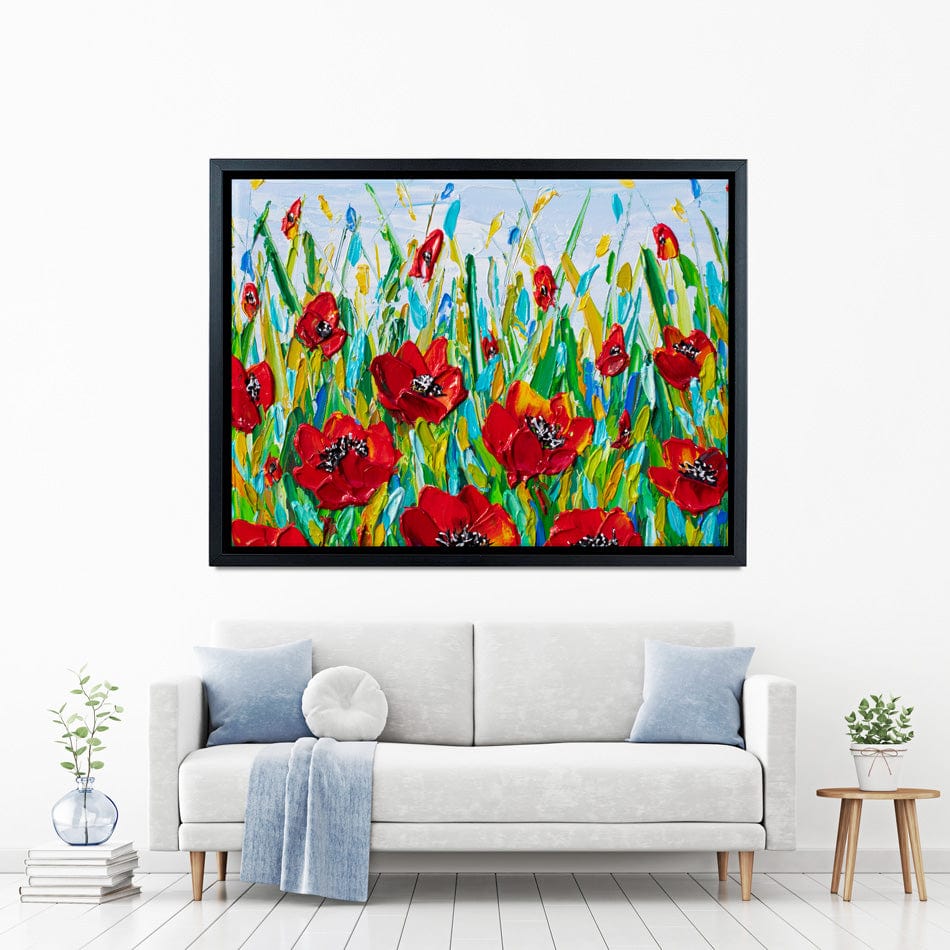 Glorious Poppies Canvas Print wall art product Olga Tkachyk