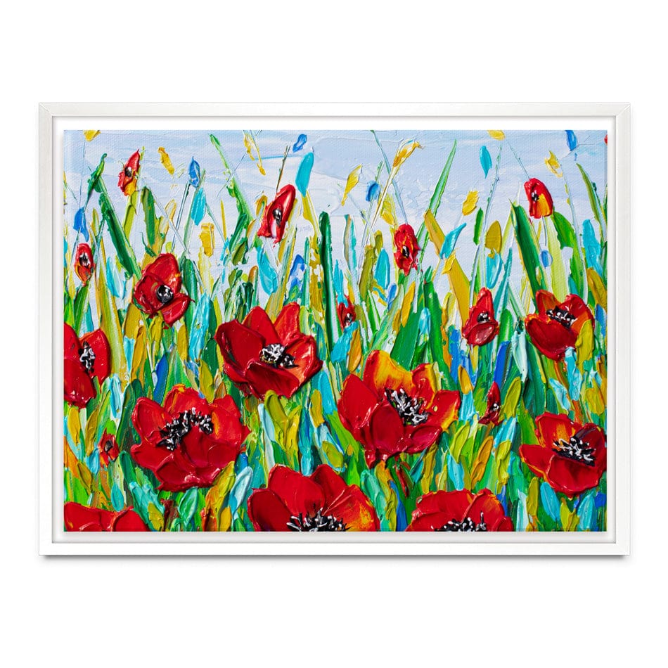 Glorious Poppies Canvas Print wall art product Olga Tkachyk