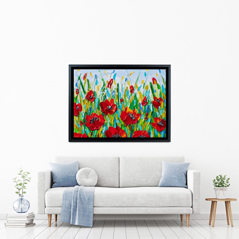 Glorious Poppies Canvas Print wall art product Olga Tkachyk