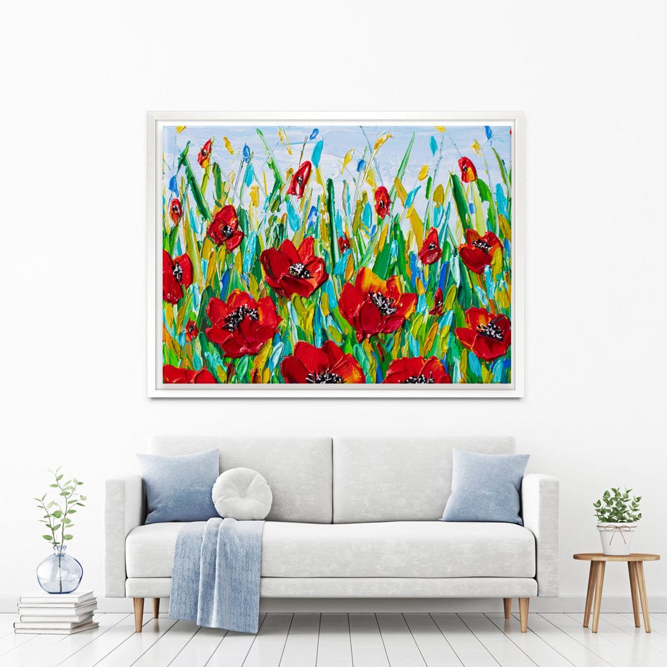 Glorious Poppies Canvas Print wall art product Olga Tkachyk