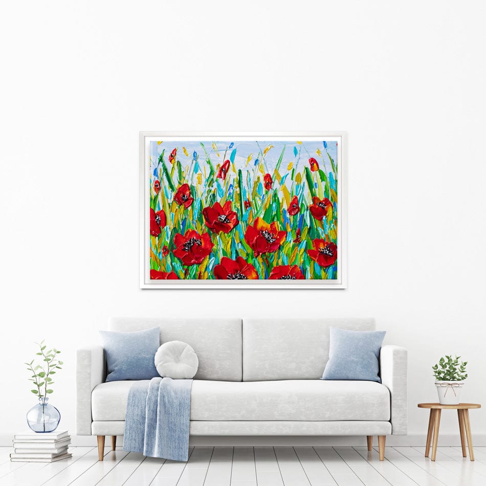 Glorious Poppies Canvas Print wall art product Olga Tkachyk