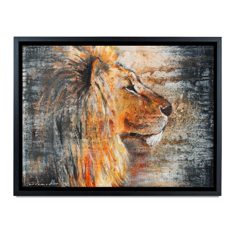 Glowing Lion Canvas Print wall art product Studio Paint-Ing