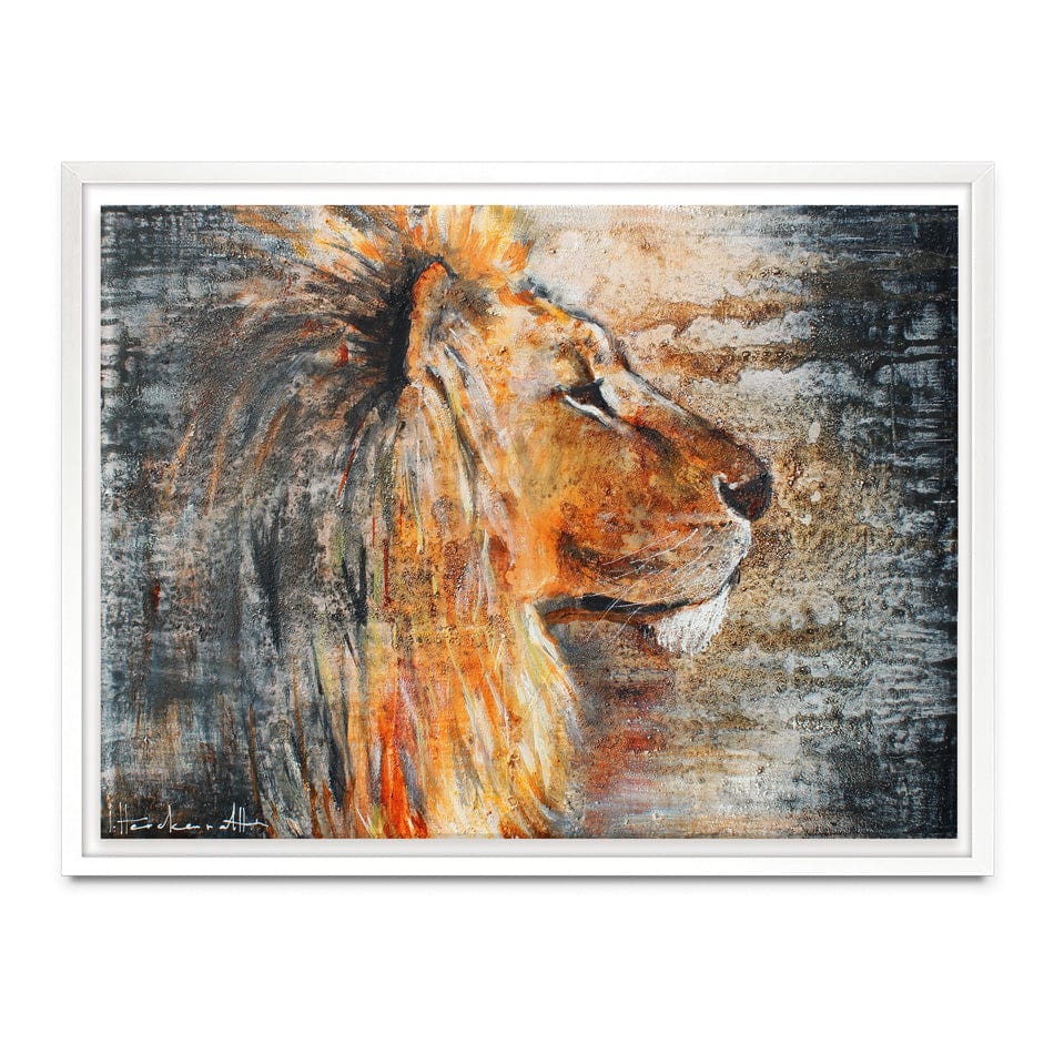 Glowing Lion Canvas Print wall art product Studio Paint-Ing