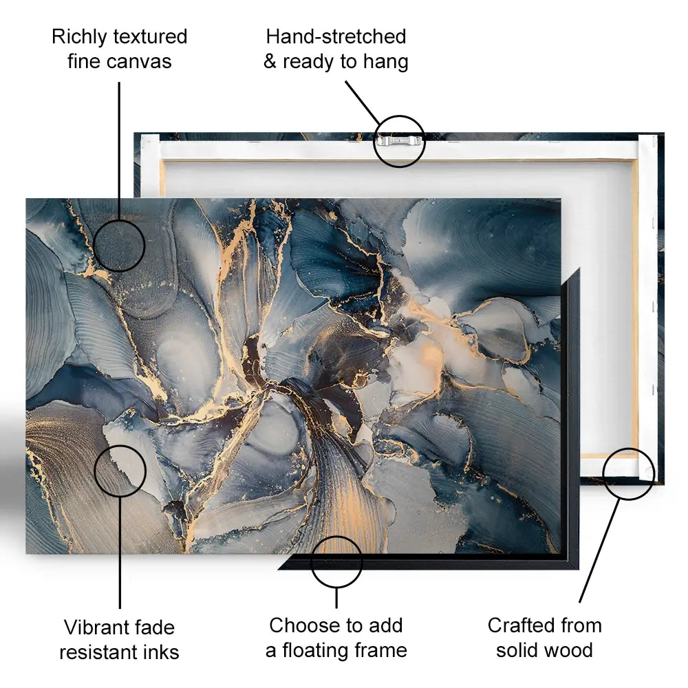 Glowing Marble Canvas Print Glowing Marble Canvas Print wall art product coldsun777 / Shutterstock