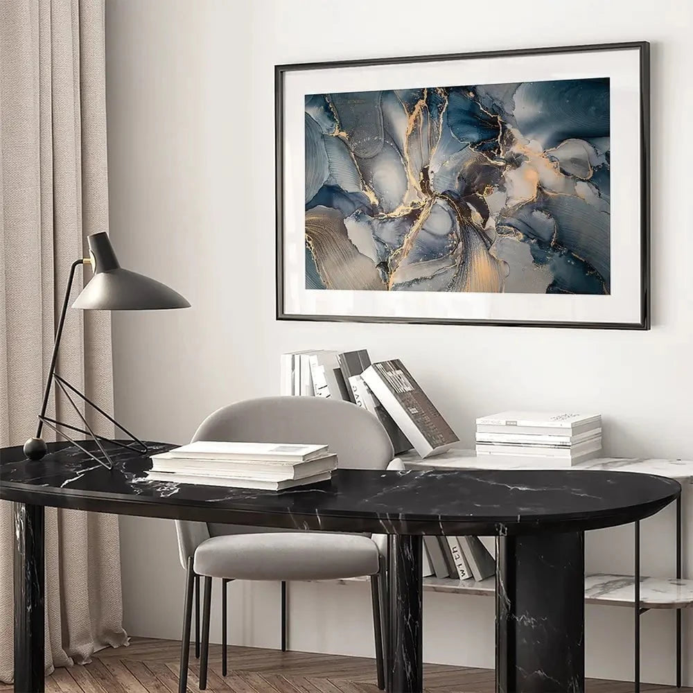 Glowing Marble Framed Art Print Glowing Marble Framed Art Print | Glowing Marble Artwork | Marble Art wall art product coldsun777 / Shutterstock