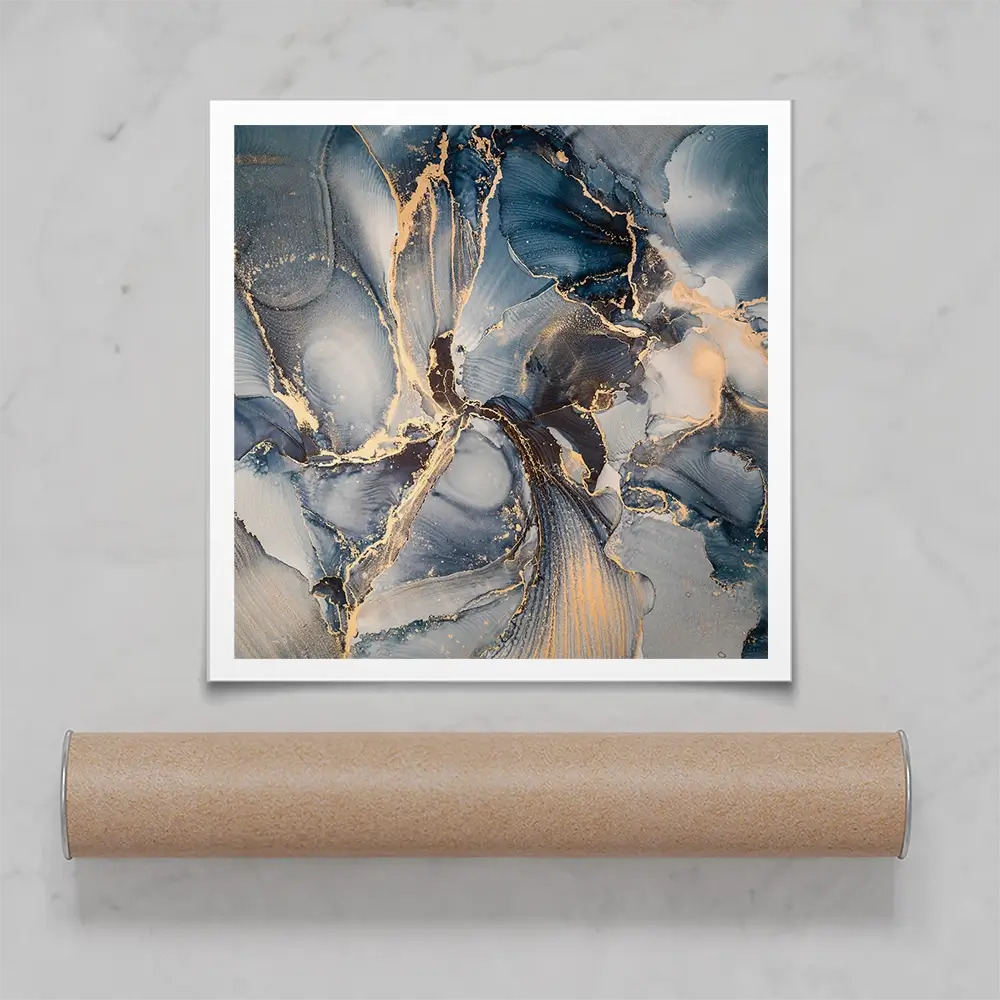 Glowing Marble Square Art Print Glowing Marble Square Art Print wall art product coldsun777 / Shutterstock