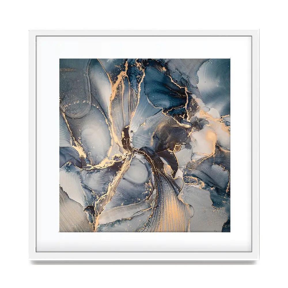 Glowing Marble Square Framed Art Print Glowing Marble Square Framed Art Print | Marble Artwork wall art product coldsun777 / Shutterstock
