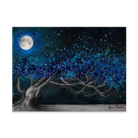 Glowing Midnight Tree Canvas Print Glowing Midnight Tree Canvas Print wall art product Ashvin Harrison