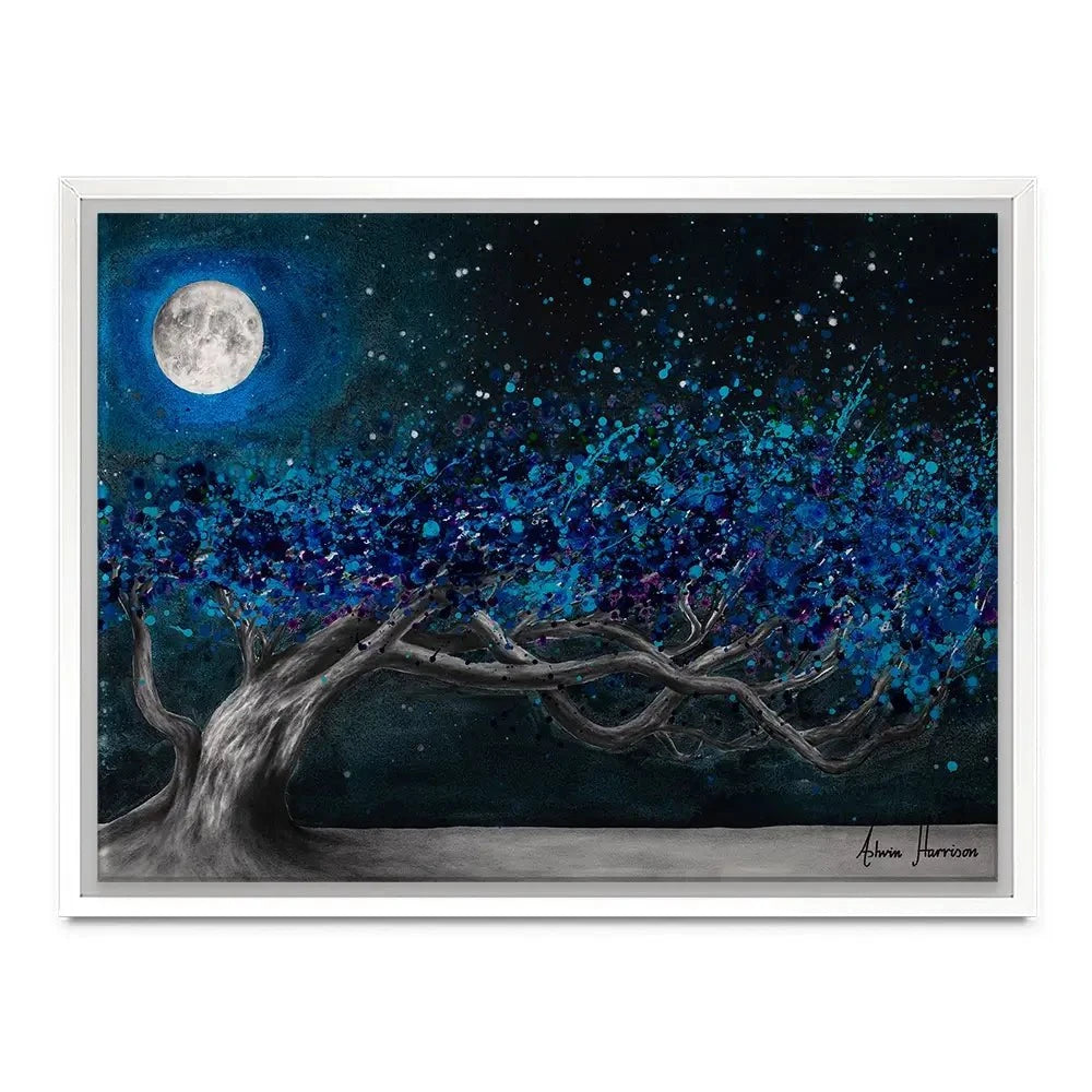 Glowing Midnight Tree Canvas Print Glowing Midnight Tree Canvas Print wall art product Ashvin Harrison