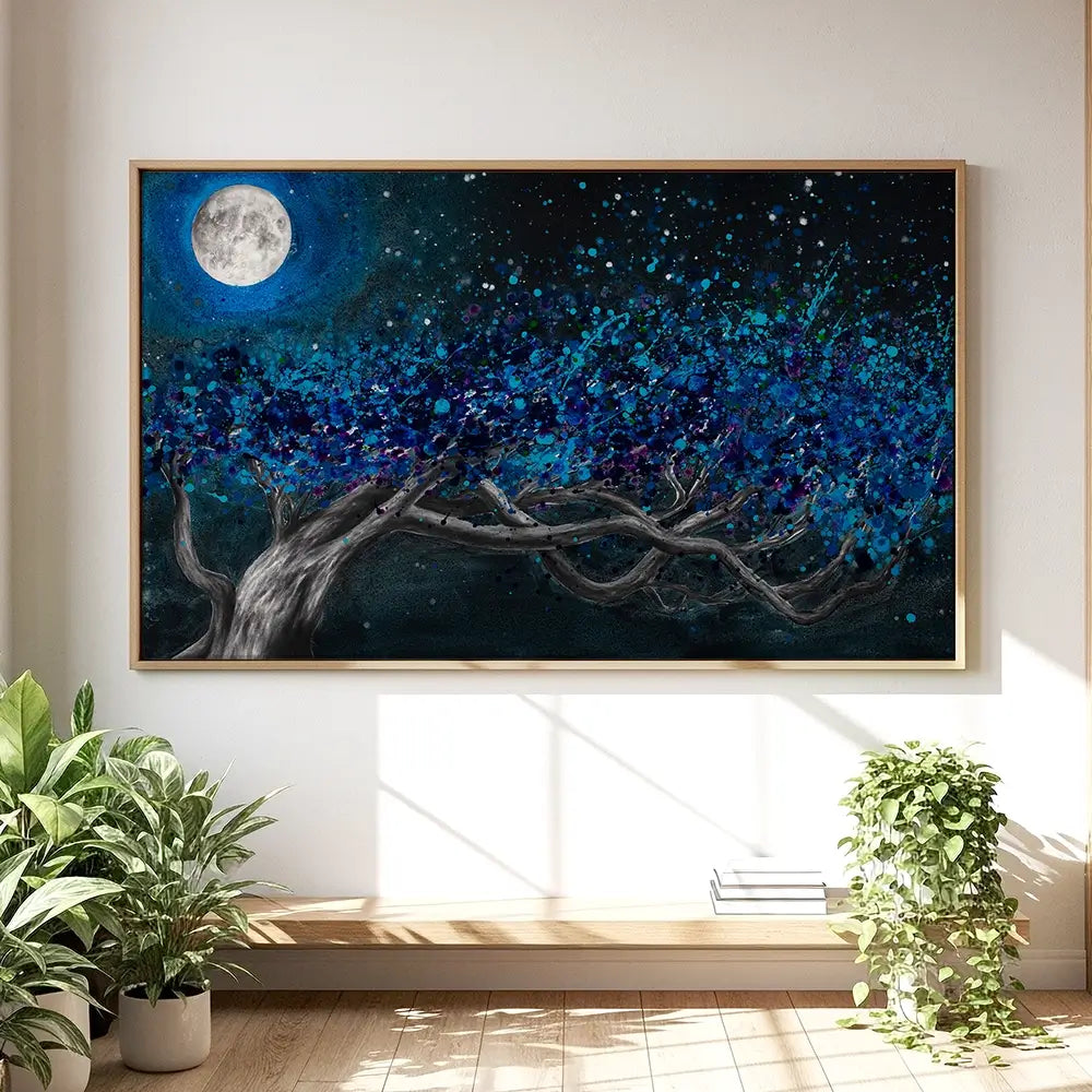 Glowing Midnight Tree Oversized Canvas Print Glowing Midnight Tree Oversized Canvas Print wall art product Ashvin Harrison
