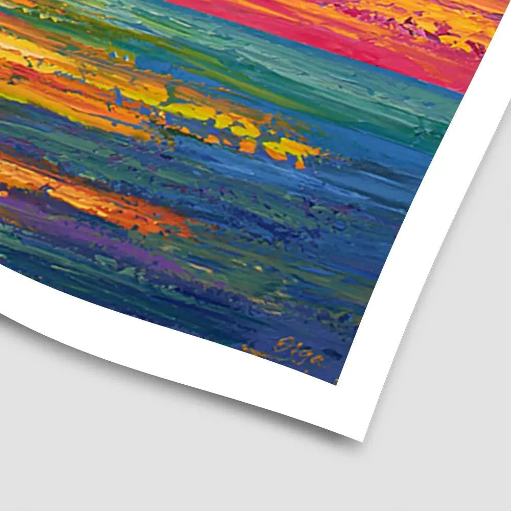 Glowing Sun Art Print Glowing Sun Art Print wall art product Olga Tkachyk