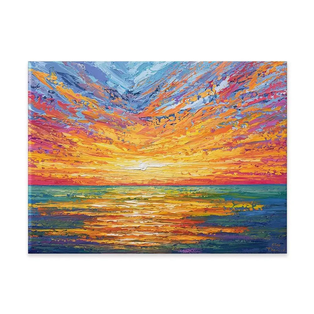 Glowing Sun Canvas Print Glowing Sun Canvas Print wall art product Olga Tkachyk