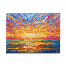 Glowing Sun Canvas Print Glowing Sun Canvas Print wall art product Olga Tkachyk