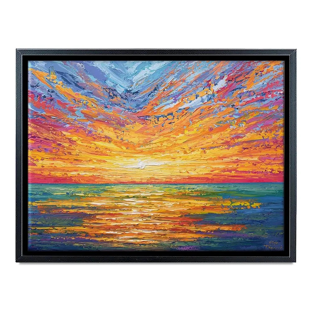 Glowing Sun Canvas Print Glowing Sun Canvas Print wall art product Olga Tkachyk