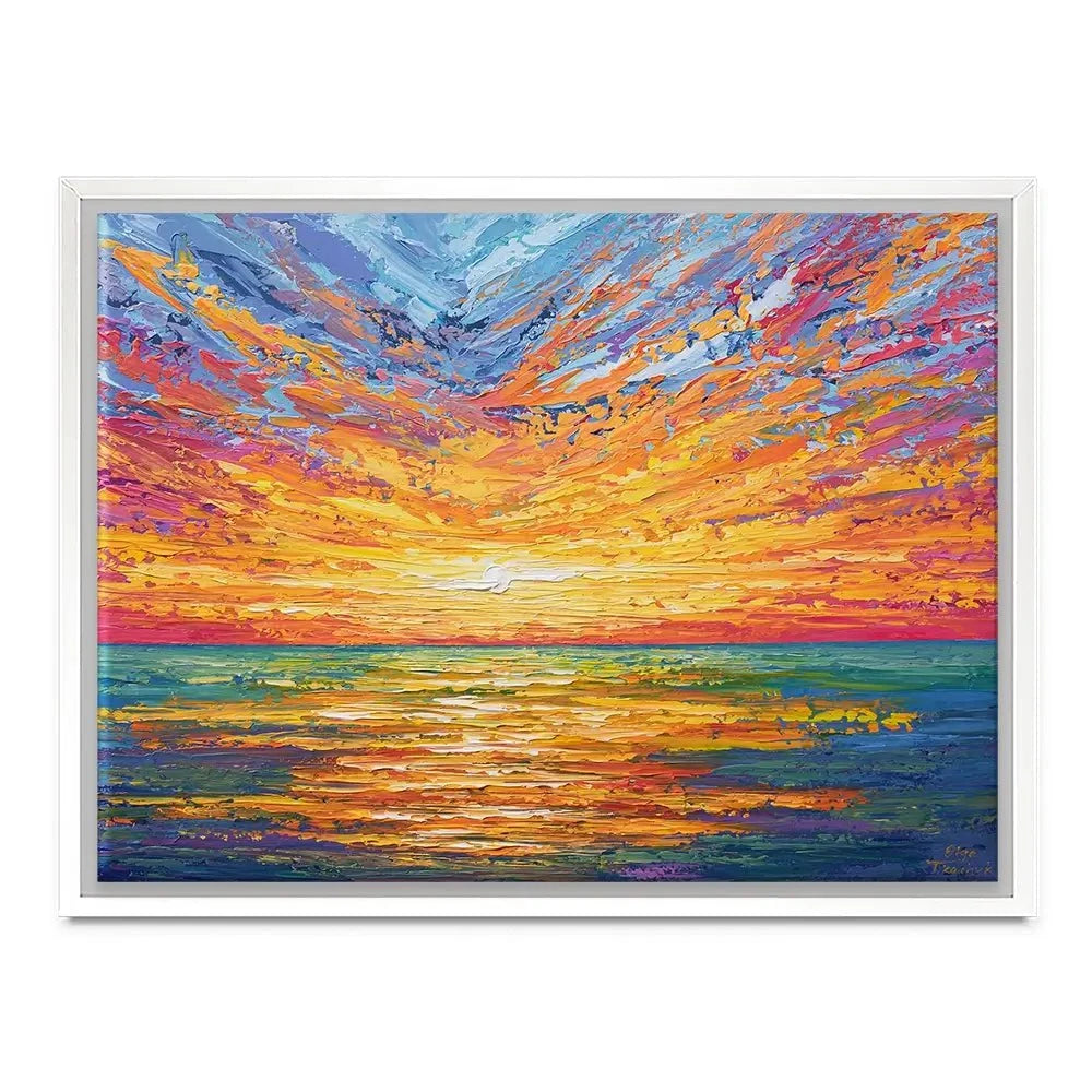 Glowing Sun Canvas Print Glowing Sun Canvas Print wall art product Olga Tkachyk