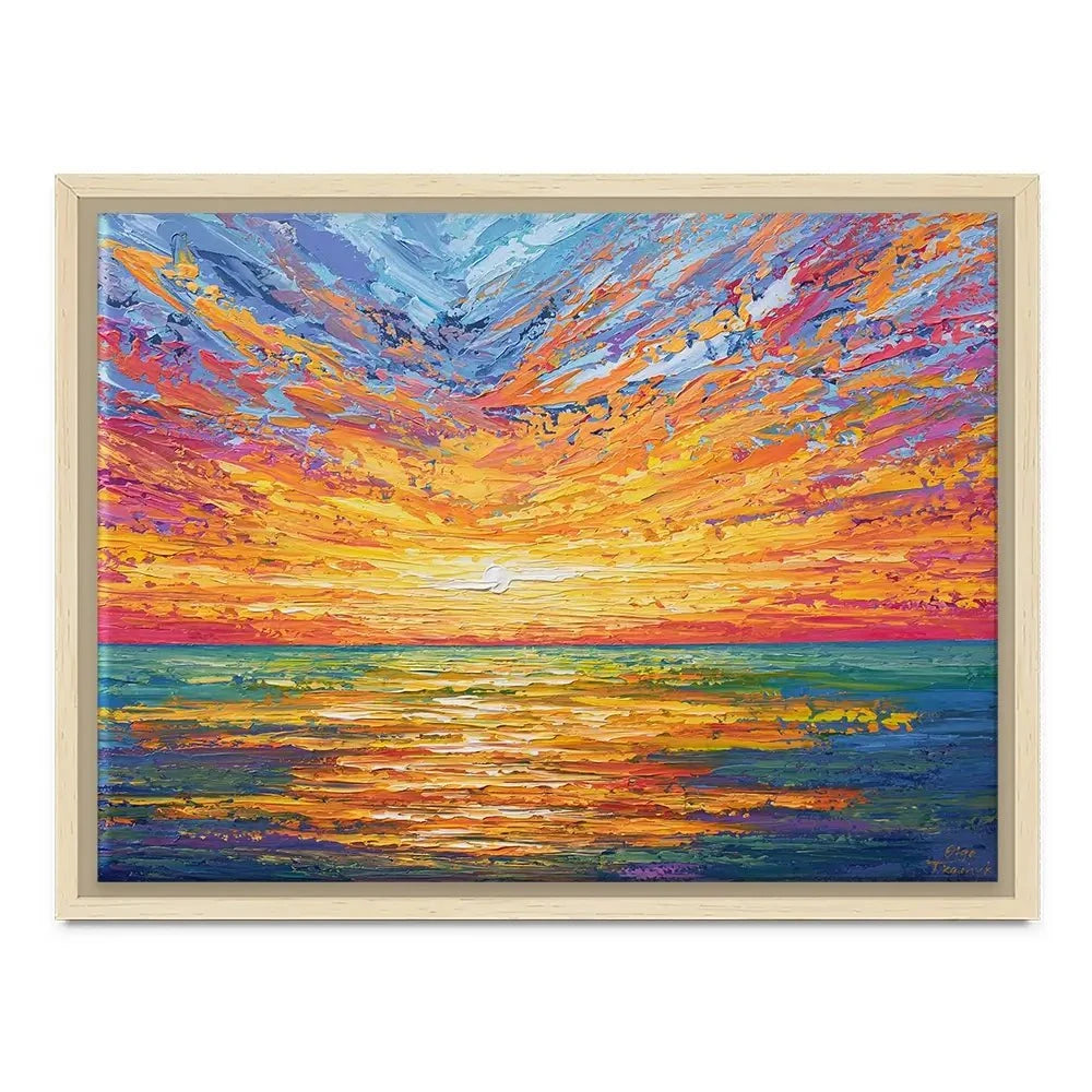Glowing Sun Canvas Print Glowing Sun Canvas Print wall art product Olga Tkachyk