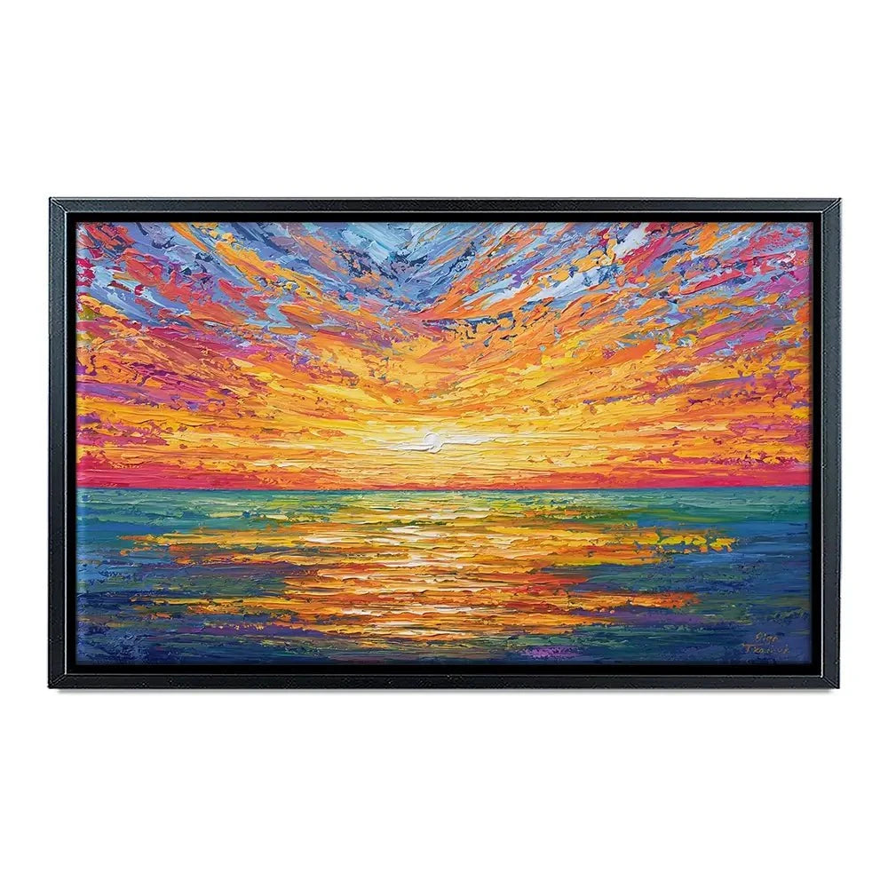 Glowing Sun Canvas Print Glowing Sun Canvas Print wall art product Olga Tkachyk