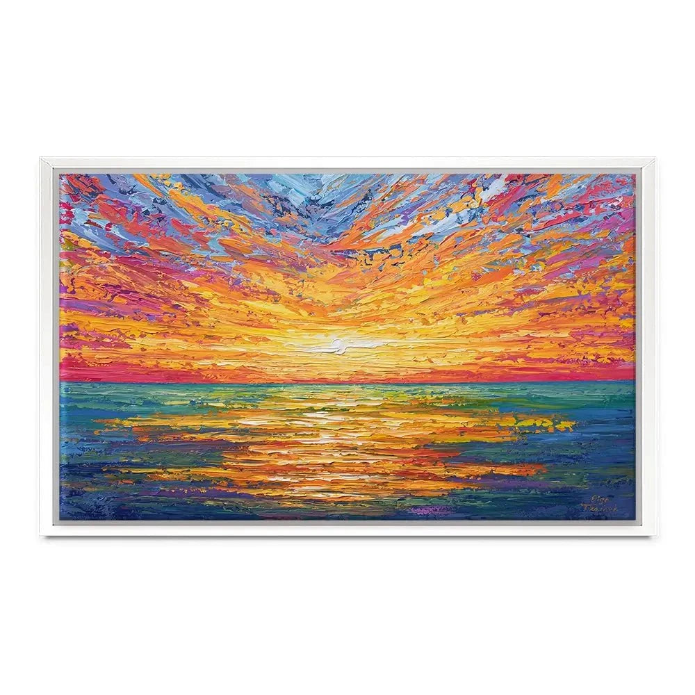 Glowing Sun Canvas Print Glowing Sun Canvas Print wall art product Olga Tkachyk