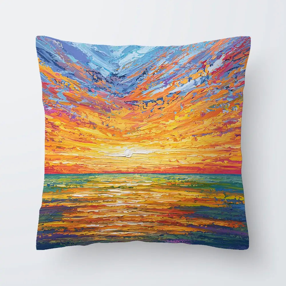 Glowing Sun Cushion Glowing Sun Cushion wall art product Olga Tkachyk