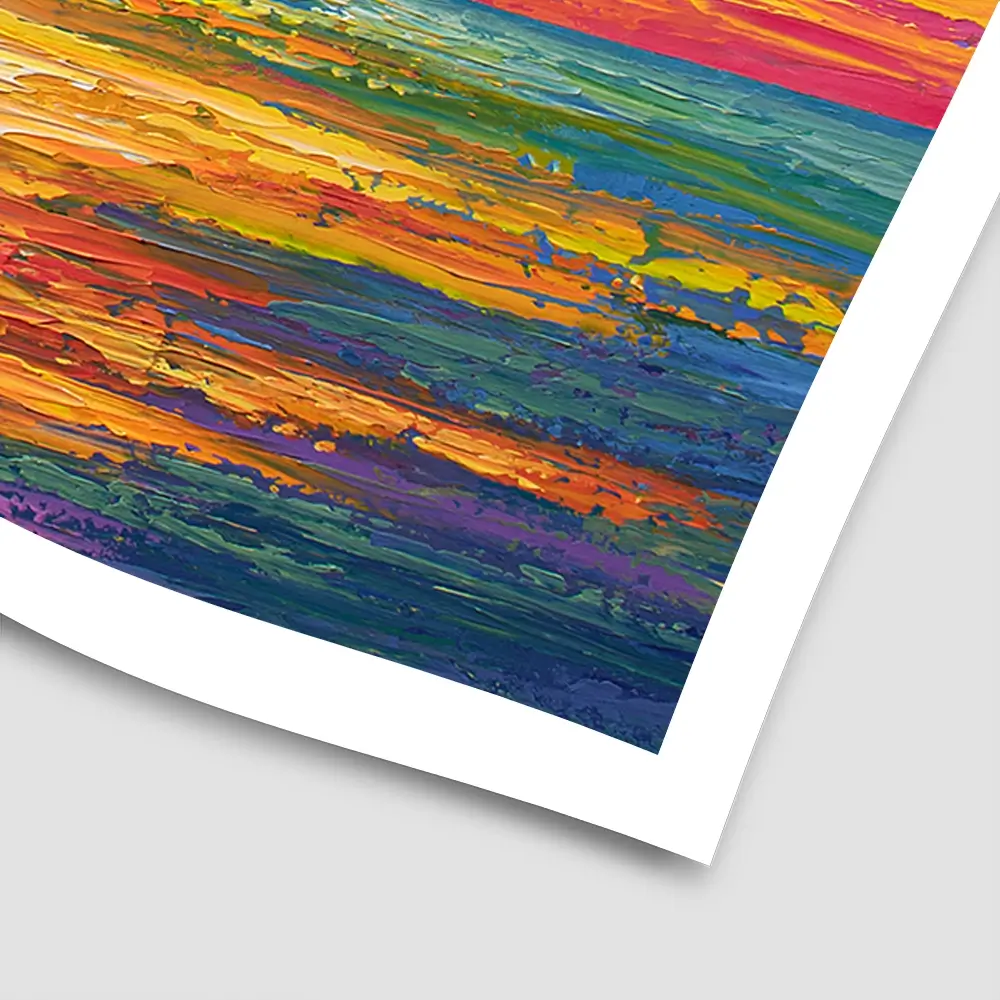 Glowing Sun Square Art Print Glowing Sun Square Art Print wall art product Olga Tkachyk
