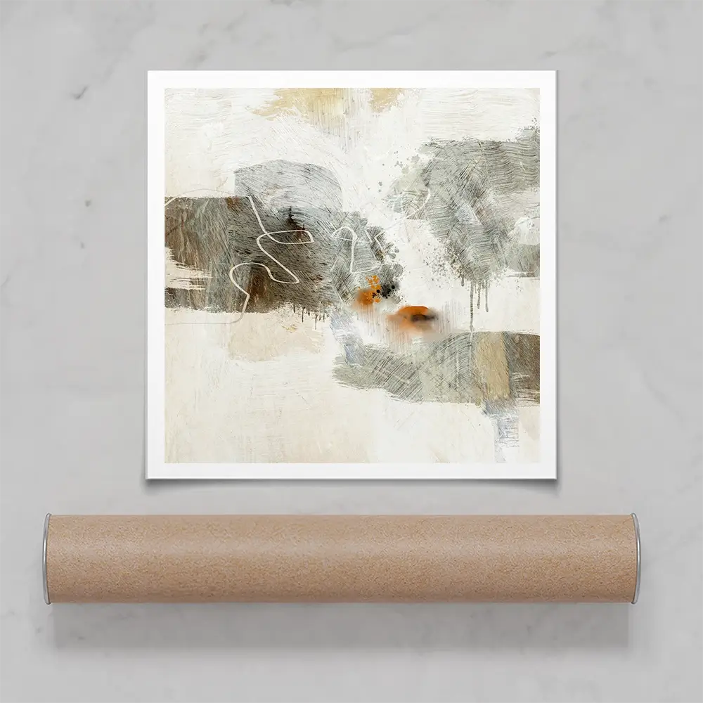 Glympse Square Art Print Glympse Square Art Print wall art product Roberto Moro