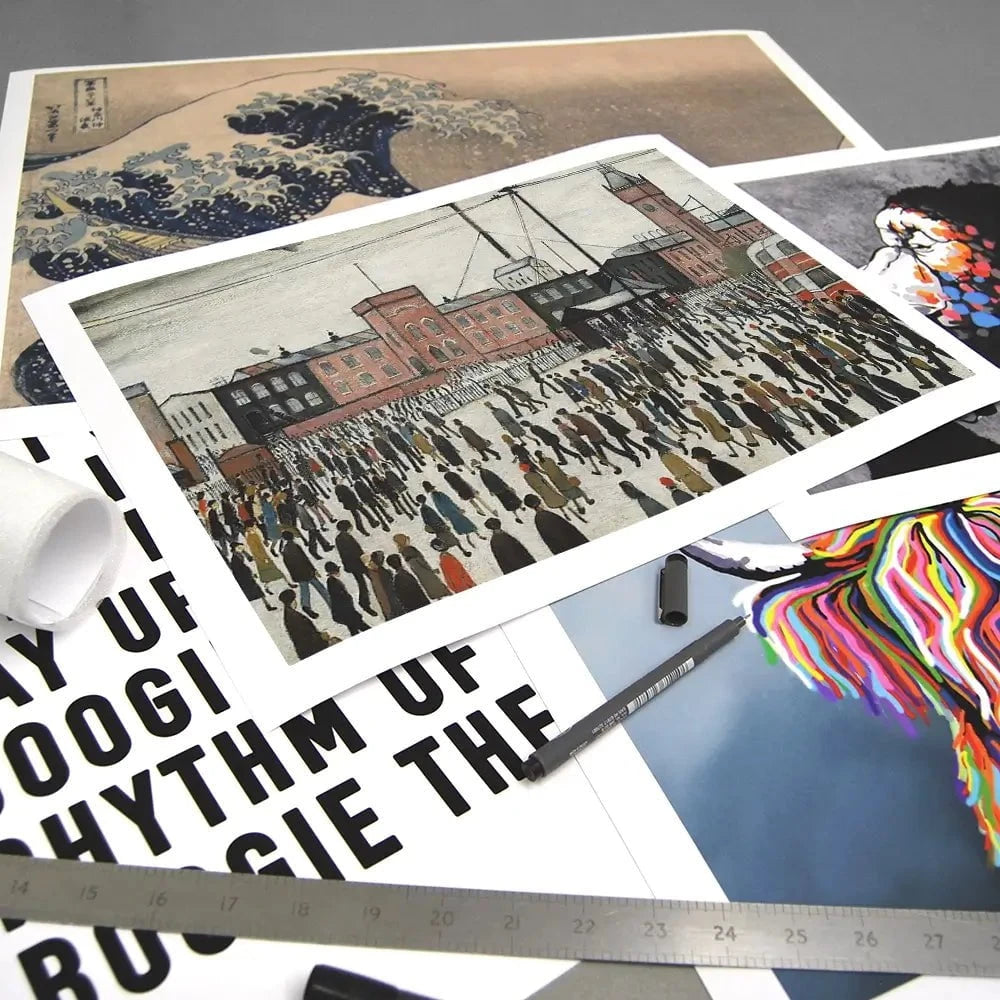 Going To Work Art Print Going To Work Art Print wall art product L.S.Lowry