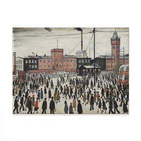 Going To Work Canvas Print Going To Work Canvas Print wall art product L.S.Lowry