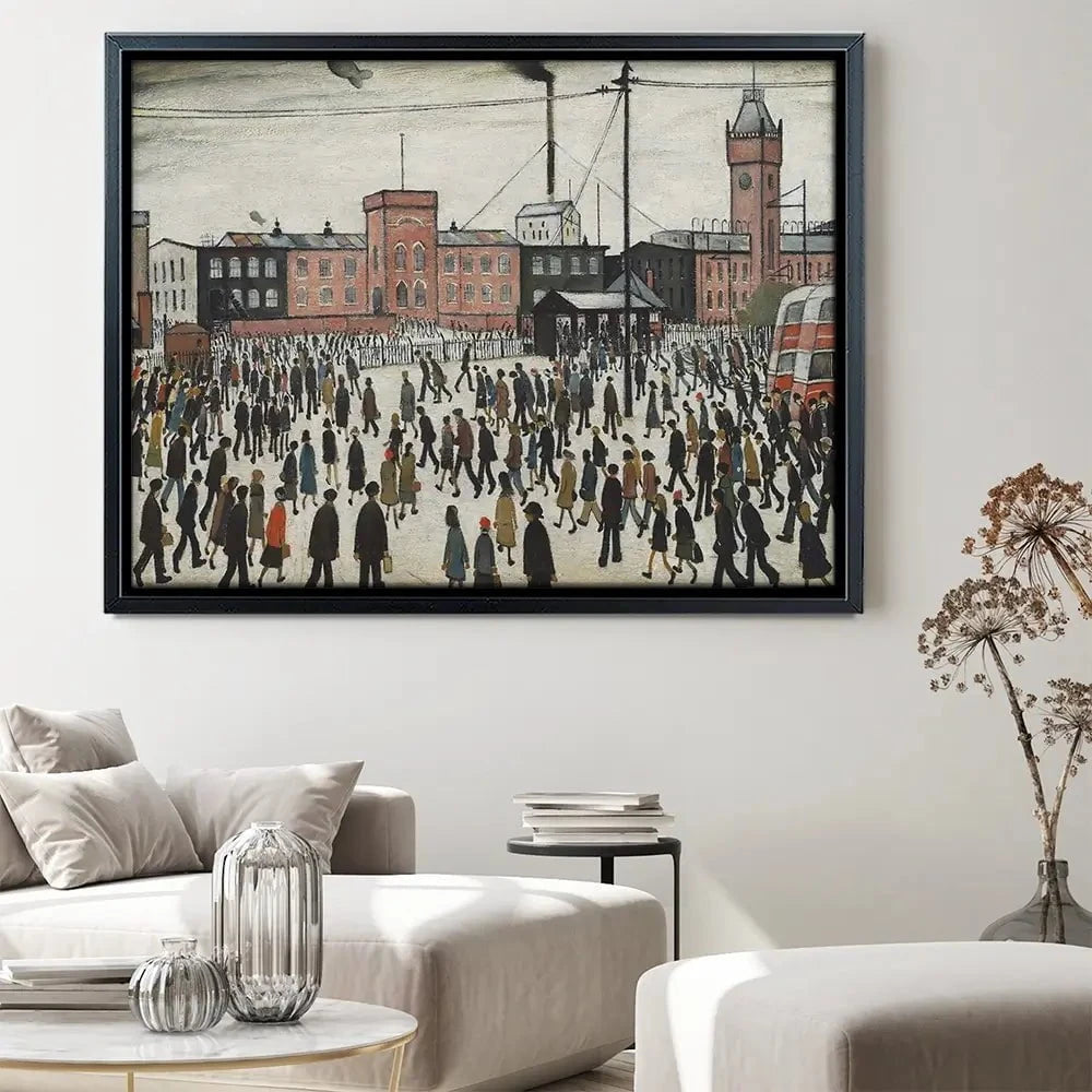 Going To Work Canvas Print Going To Work Canvas Print wall art product L.S.Lowry