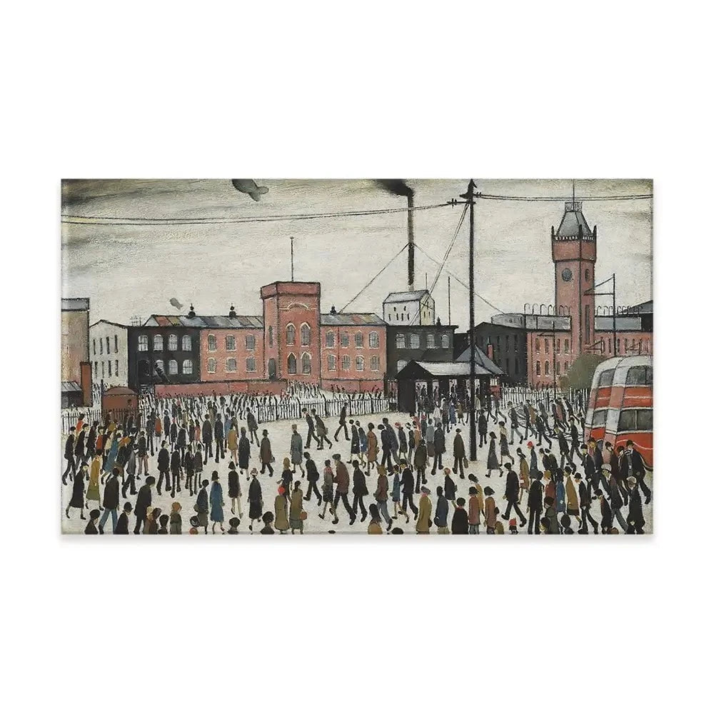 Going To Work Canvas Print Going To Work Canvas Print wall art product L.S.Lowry