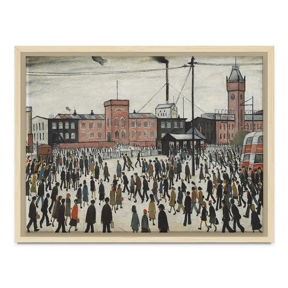 Going To Work Canvas Print Going To Work Canvas Print wall art product L.S.Lowry