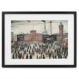 Going To Work Framed Art Print Going To Work Framed Art Print wall art product L.S.Lowry