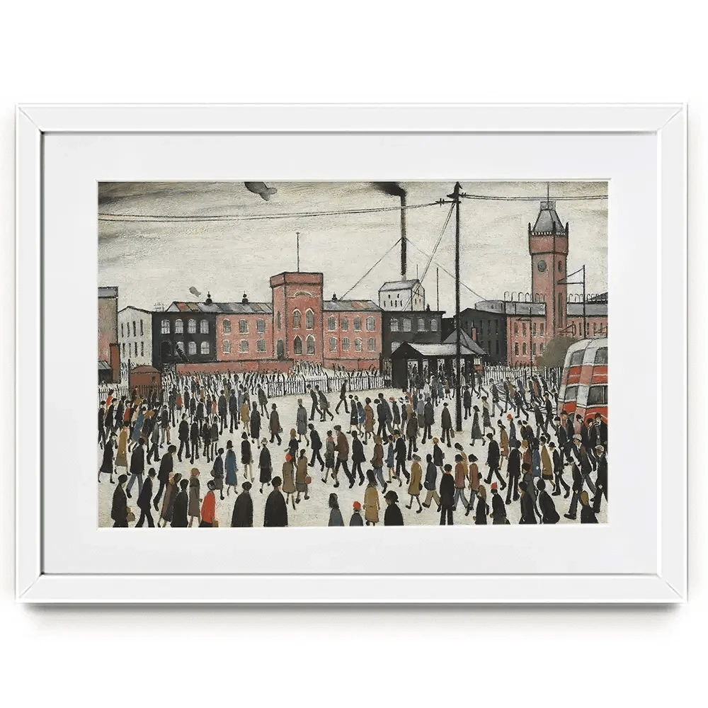Going To Work Framed Art Print Going To Work Framed Art Print wall art product L.S.Lowry