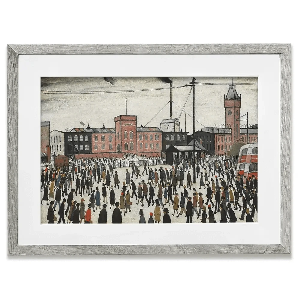 Going To Work Framed Art Print Going To Work Framed Art Print wall art product L.S.Lowry