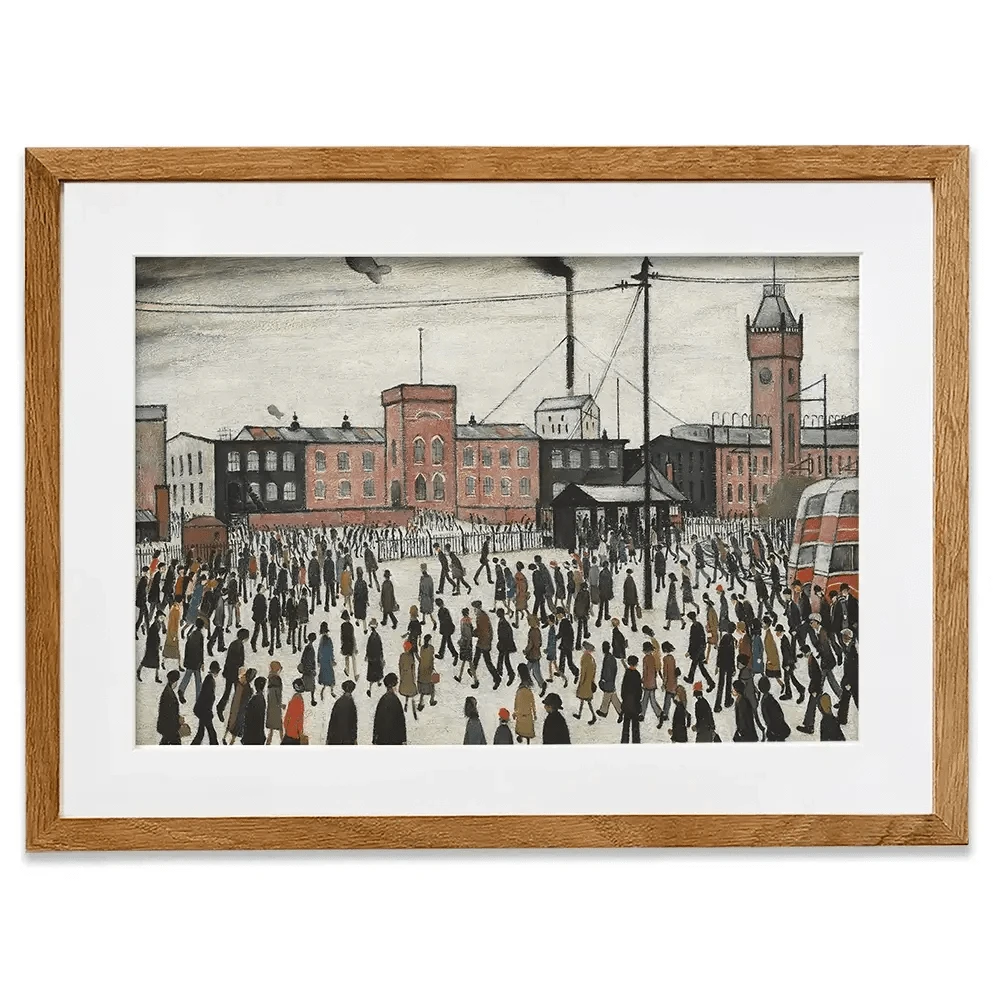 Going To Work Framed Art Print Going To Work Framed Art Print wall art product L.S.Lowry