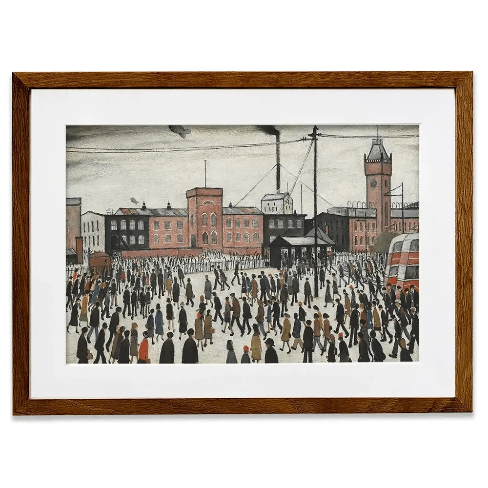 Going To Work Framed Art Print Going To Work Framed Art Print wall art product L.S.Lowry
