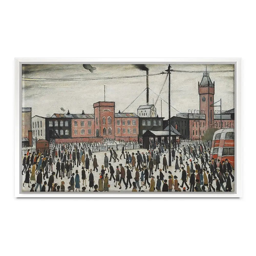 Going To Work Oversized Canvas Print Going To Work Oversized Canvas Print wall art product L.S.Lowry